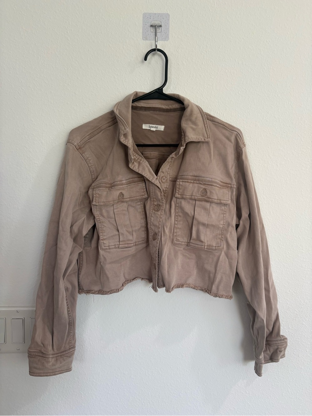Splendid Zion Cropped Cargo Jacket.